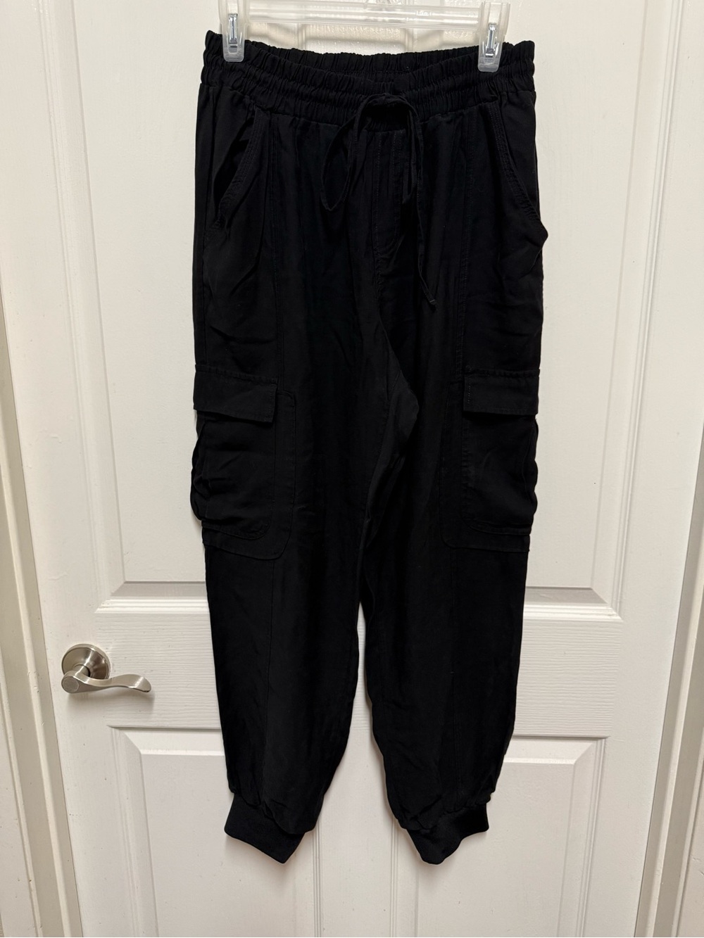 INC International Concepts Black Cargo Jogger Pants
